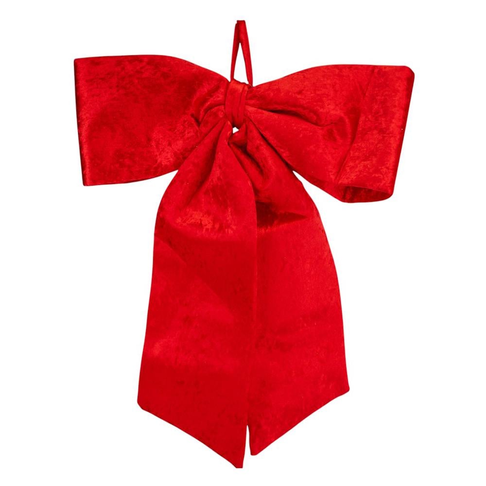 Бант оксамит 87 см Червоний (9245-020)