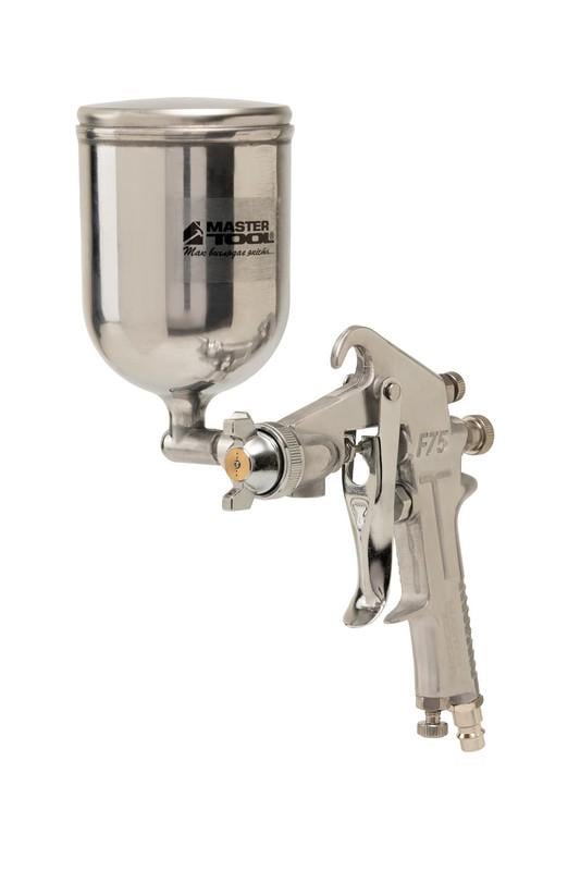 Фарбопульт пневматичний поворотний MasterTool HP MINI ВАЛБ 400 мл Ø 1,5 мм круглий/плоский факел 70-130 л/хв 25-40 бар (80-8935)