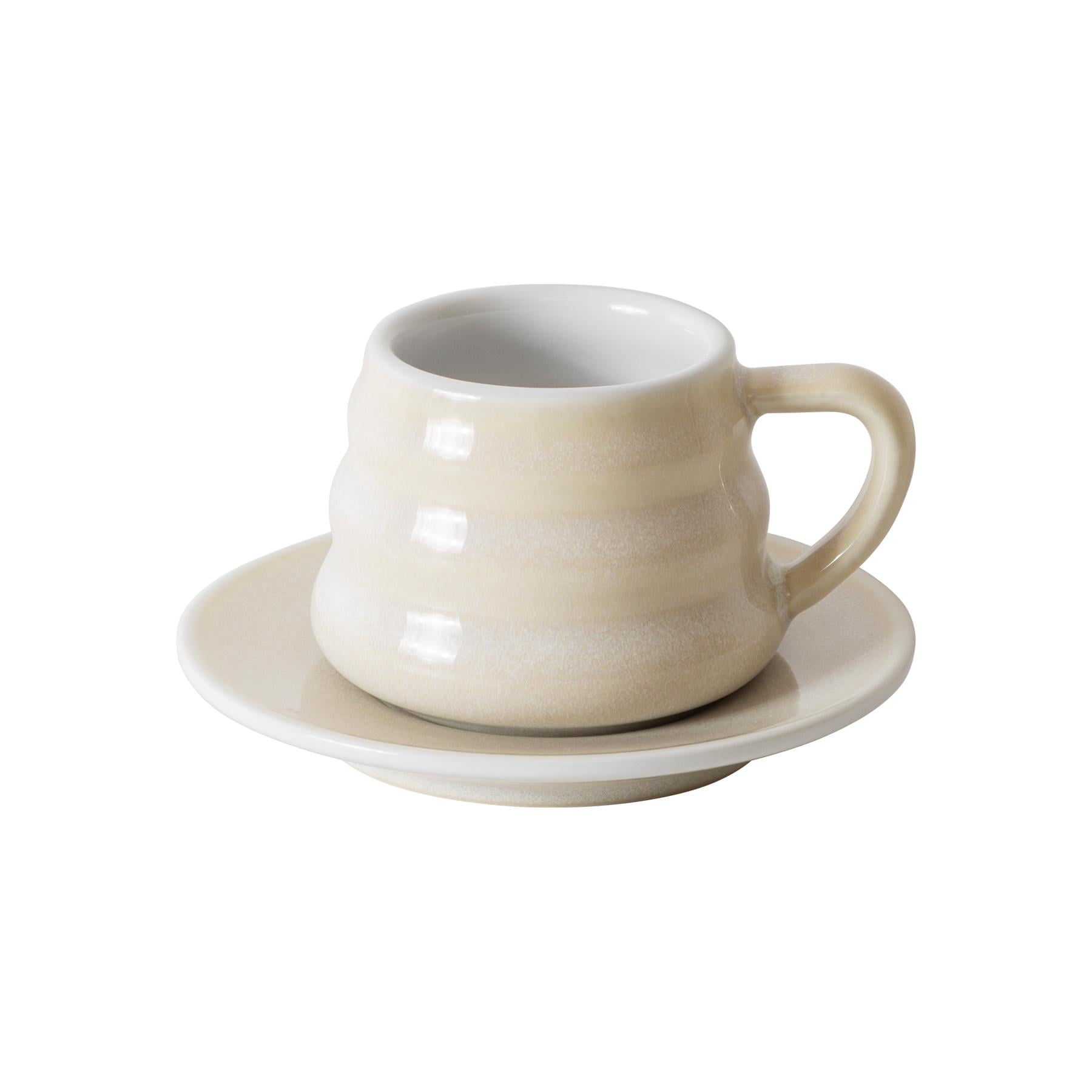 Чашка для джезви та блюдце Loveramics Ibrik Cup & Saucer 110 мл Слонова кістка