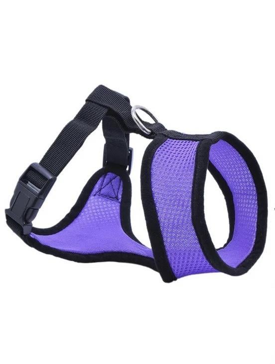 Шлея для собак и кошек Сетка Size S Violet