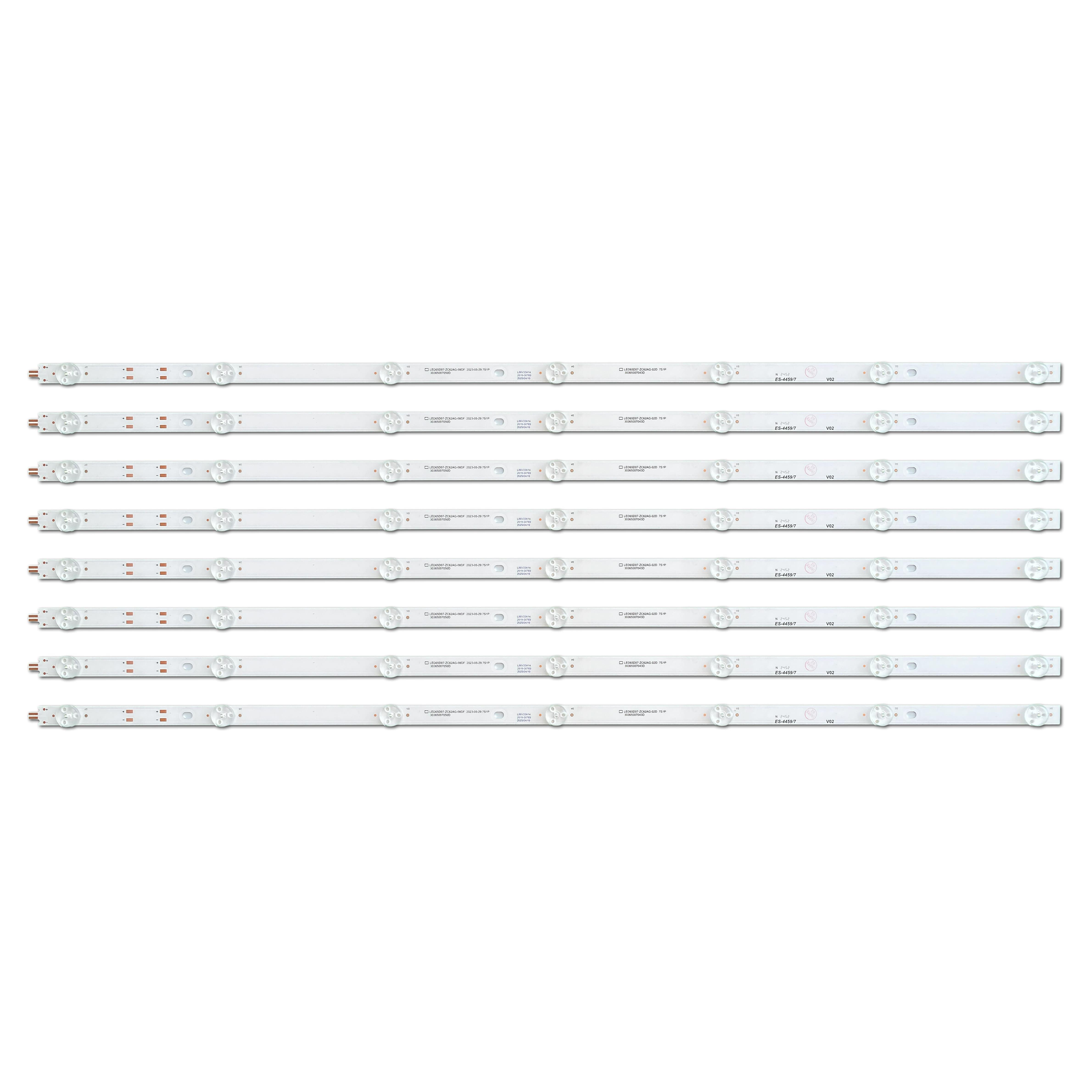 Комплект LED подсветки для TV LED65D07-ZC62AG-02D 30365007043D LED65D07-ZC62AG-08DF 30365007050D 65FN2EA 65" 8 шт. (ART-15477)