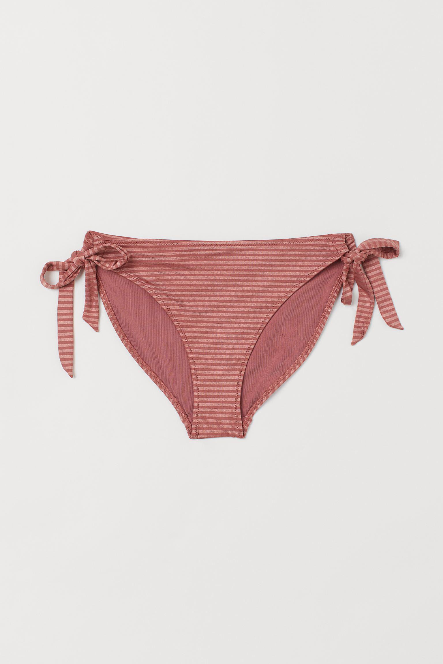 Трусики купальные H&M Полоска р. 46 Пудровый (15058334901)