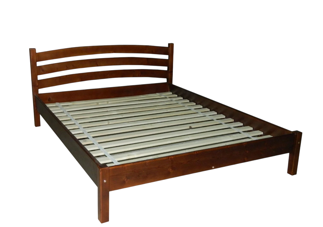 Кровать двуспальная деревянная Скиф Л-211 120х210 см Ольха (27568467)