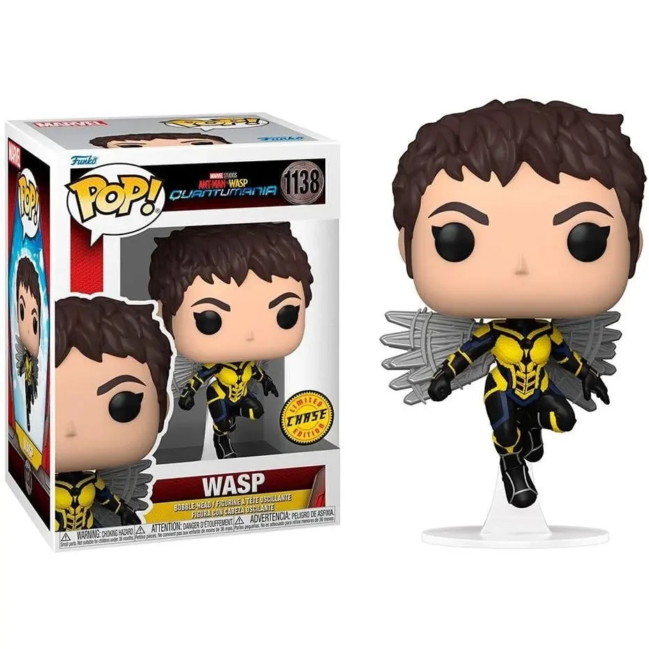 Дитяча ігрова фігурка Funko Pop! Marvel Quantumania Wasp with Chase (70491) Дитяча ігрова фігурка Funko Pop! Marvel Quantumania Wasp with Chase (70491)