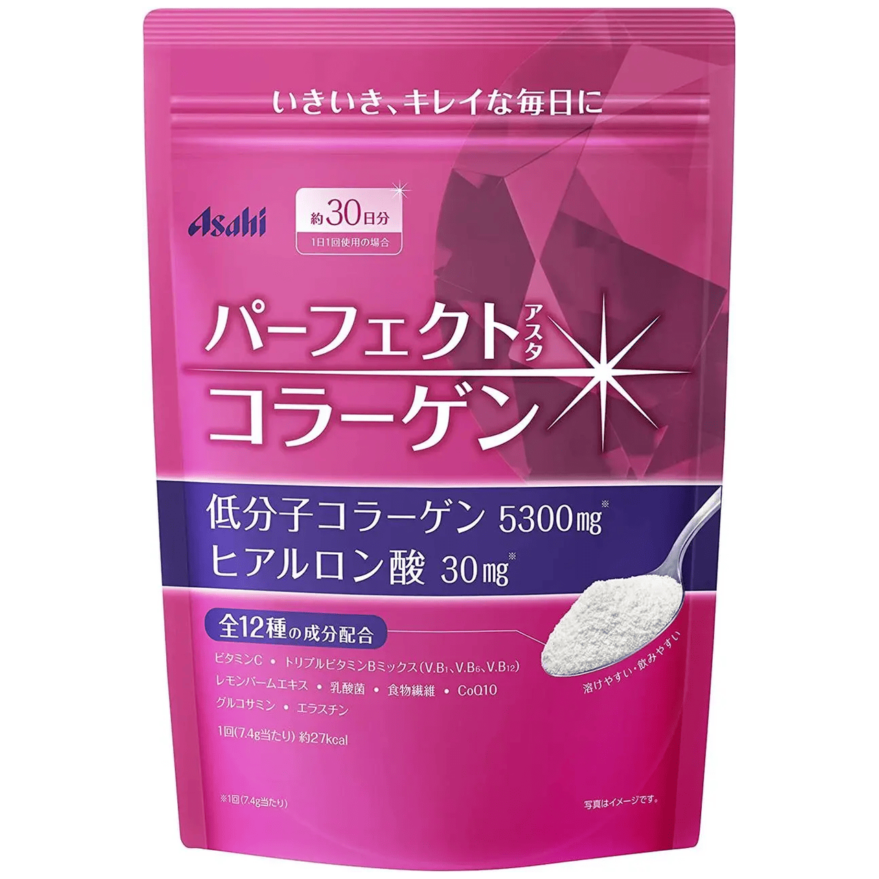 Амино коллаген с гиалуроновой кислотой Asahi Perfect Asta Collagen 225 г (2842038212)
