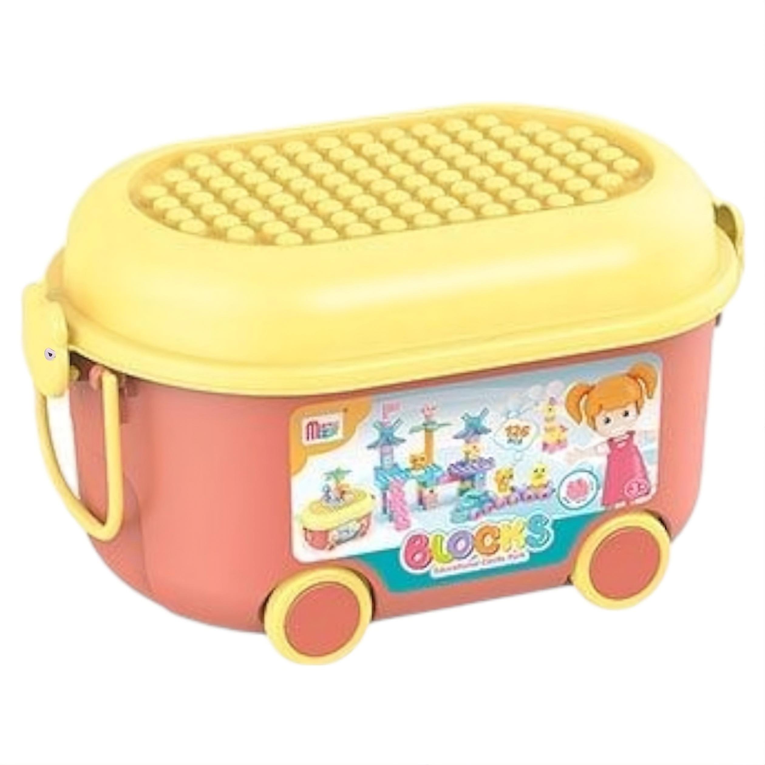 Конструктор детский на колесах в чемодане 126 эл. (3835) Конструктор детский на колесах в чемодане 126 эл. (3835)