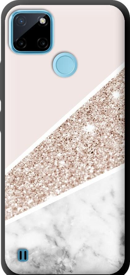 Чехол на Realme C21Y Пастельный мрамор (4342b-2472-42517)