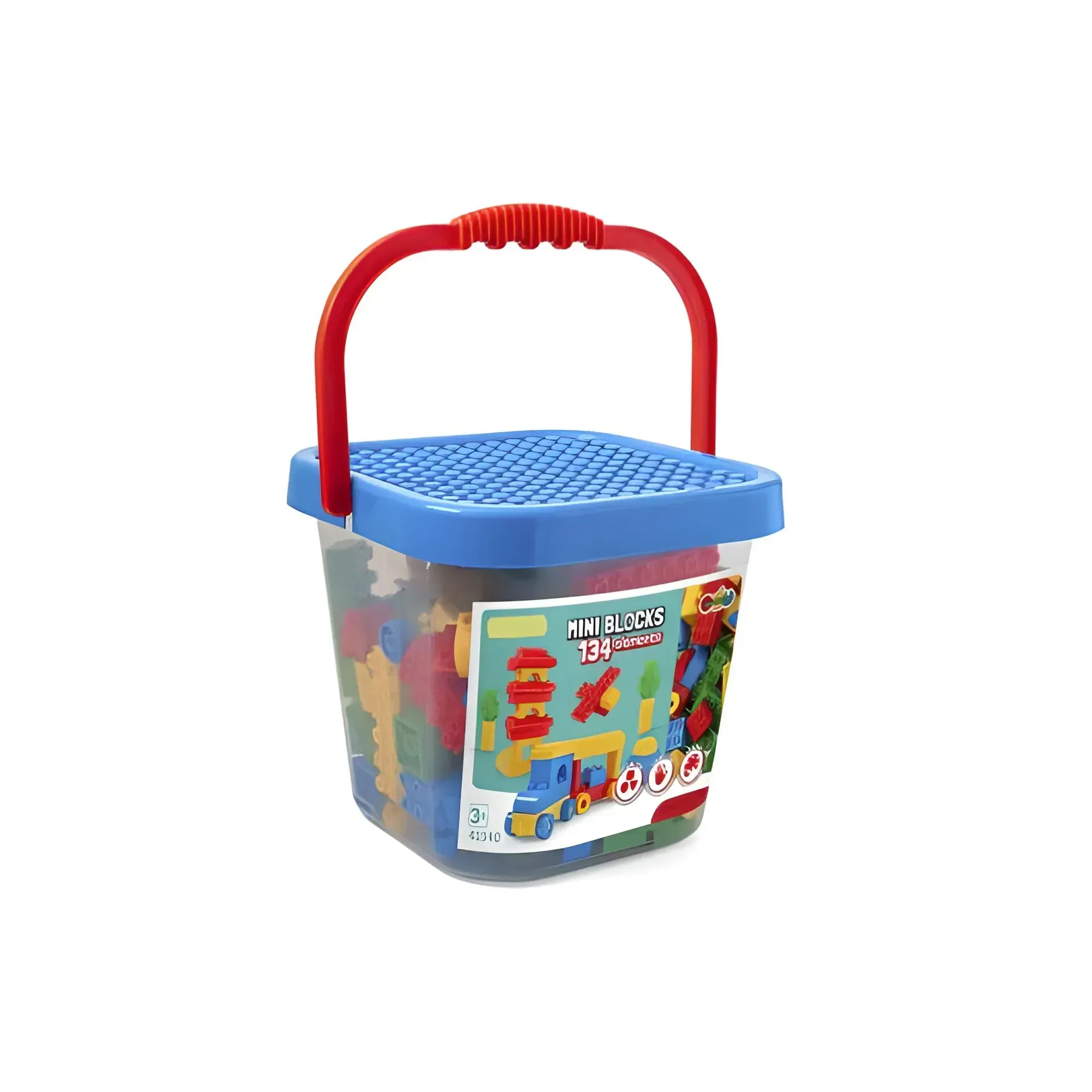 Конструктор Wader Mini Blocks из пластика 134 дет. Разноцветный (150-98-41340)