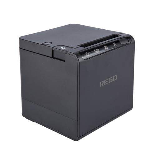 Термопринтер чековый REGO RG-P80B с автообрезкой 300 мм/с для ленты 58/80 мм Black (30652006)