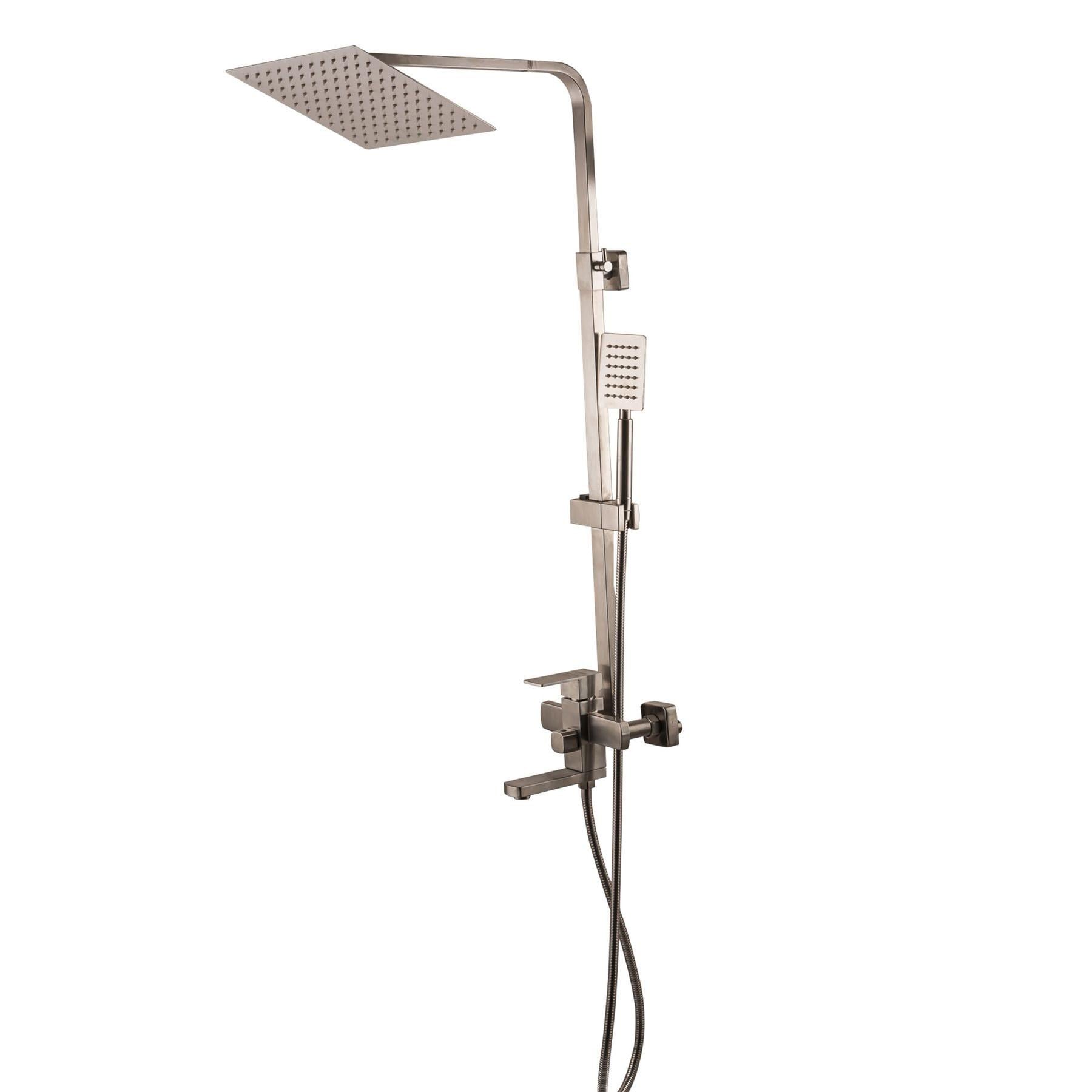 Душевая система Globus Lux KUBUS SKU-SH-250 из нержавеющей стали с верхним душем и штангой 1400 мм (000032170) Душевая система Globus Lux KUBUS SKU-SH-250 из нержавеющей стали с верхним душем и штангой 1400 мм (000032170)