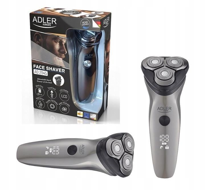 Електробритва Adler AD 2945 LED USB IPX7 - фото 3 Електробритва Adler AD 2945 LED USB IPX7 - фото 3