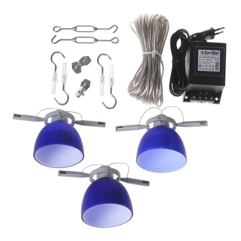 Светильник струнный поворотный система HTL-78/3 Blue (176250)