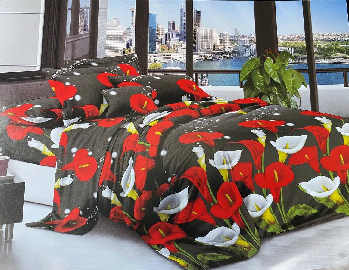 Комплект постільної білизни Vital-Textile бязь 3D Premium полуторний 150х220 см (BP1.5-154)