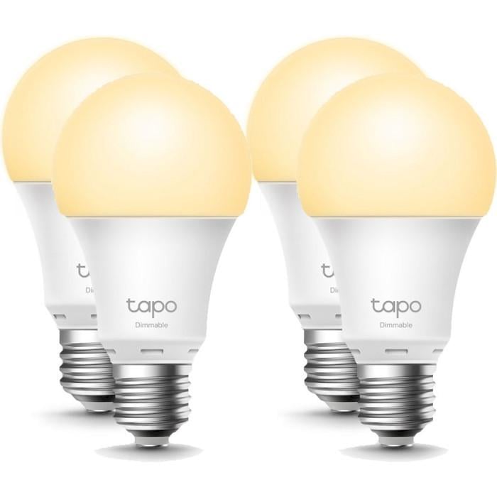 Лампа розумна Tapo L510E LED Wi-Fi/TP-Link з регулюванням 8,7 Вт E27 806 Лм 4 шт. (599546)