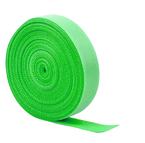 Стяжка-липучка для проводов ZeusX 5 м Зеленый