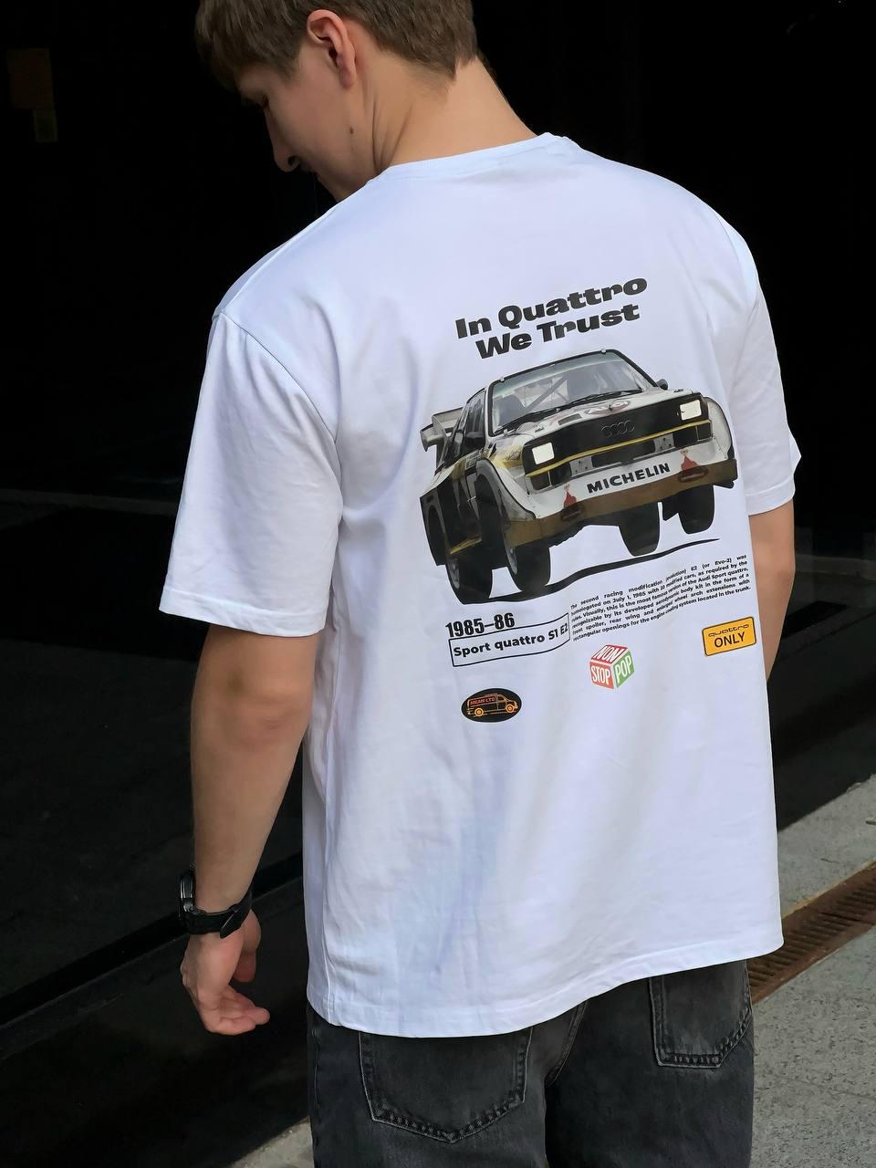 Футболка MEAN LTD Audi Sport Quattro S1 E2 '1985-1986 L Белый (MLD2000683) - фото 5 Футболка MEAN LTD Audi Sport Quattro S1 E2 '1985-1986 L Белый (MLD2000683) - фото 5