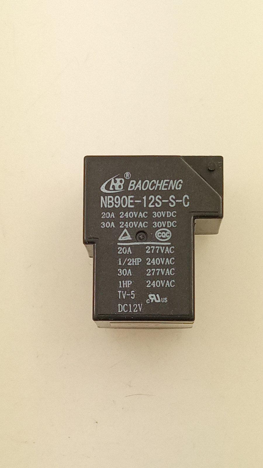 Реле BAOCHENG NB90E-12S-S-C6 12VDC/30A/277VAC SPDT