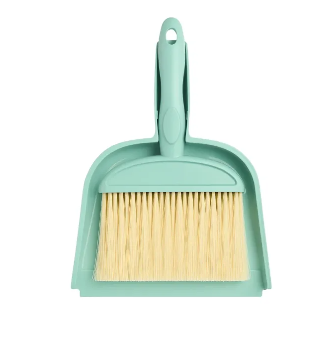 Щетка с совком для пола и твердых поверхностей Мятный (HP-35015-34M)