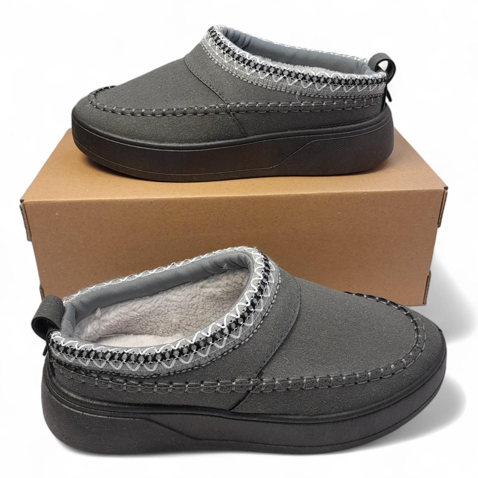 Сабо женские утепленные Dago с экозамшей на меху р. 38 24 см Серый (2807939226) - фото 2