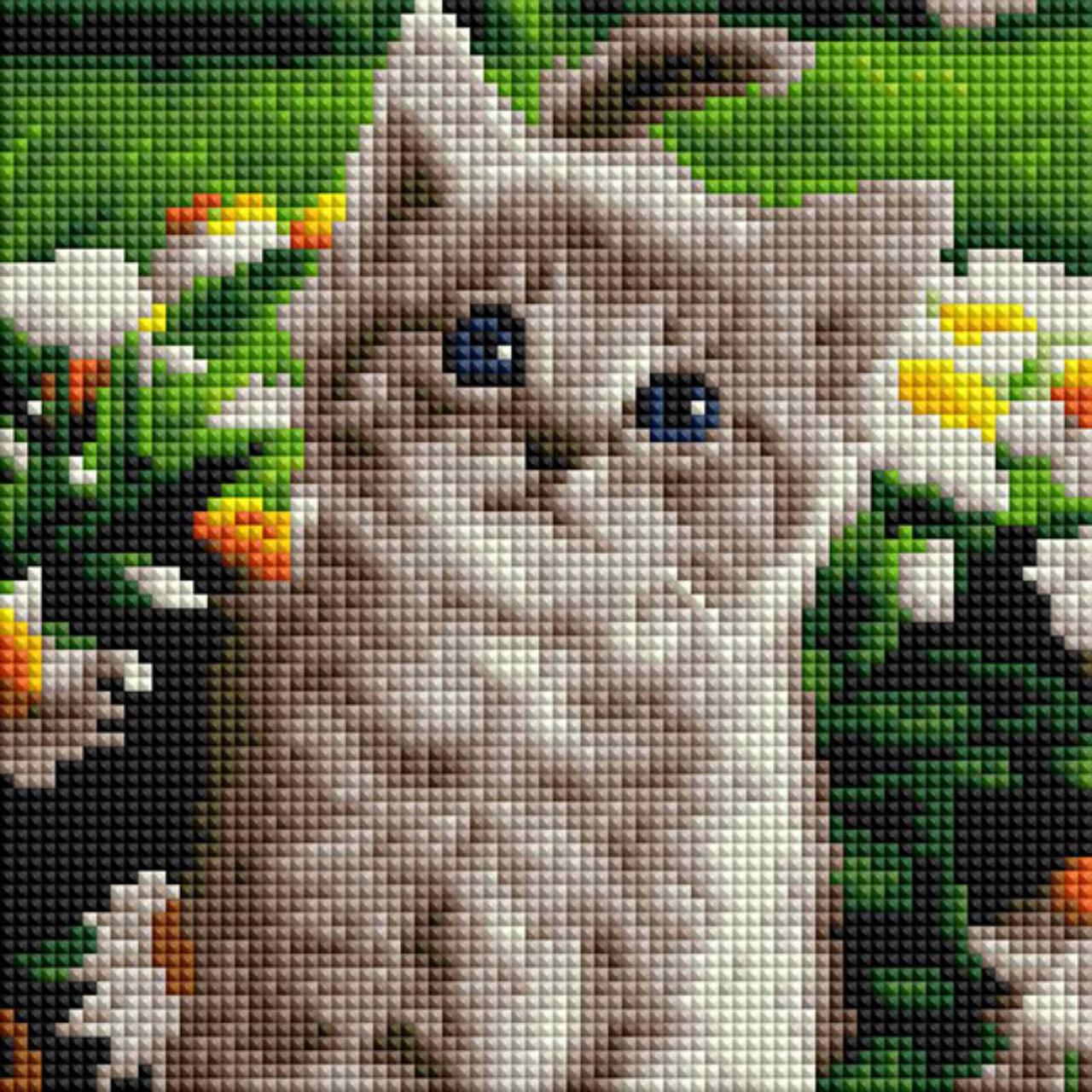 Алмазная мозаика ColorArt Милый котенок 20х20 см (DD1204)