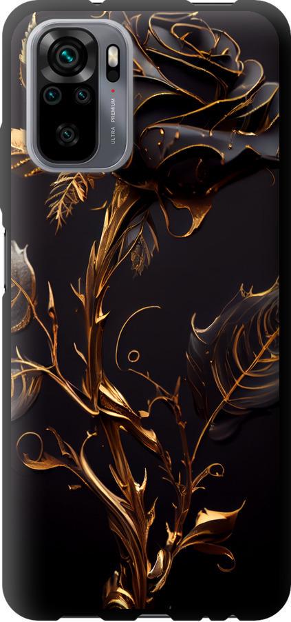 Чехол на Xiaomi Redmi Note 10 Роза 3 (5552b-2277-42517)