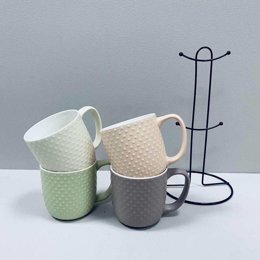 Набір чашок S&T 021-04-13 на стійці 350 мл 4 шт. (2360306937) - фото 4 Набір чашок S&T 021-04-13 на стійці 350 мл 4 шт. (2360306937) - фото 4