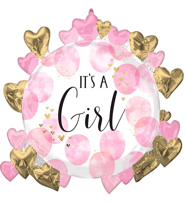 Воздушный шар It's a Girl 76 см (13537494)