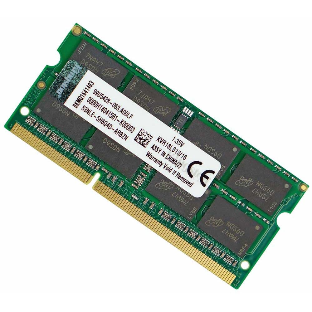 Оперативная память Kingston DDR3L 16GB 1866MHz, PC3L-14900, 1.35V (KVR18LS13/16)