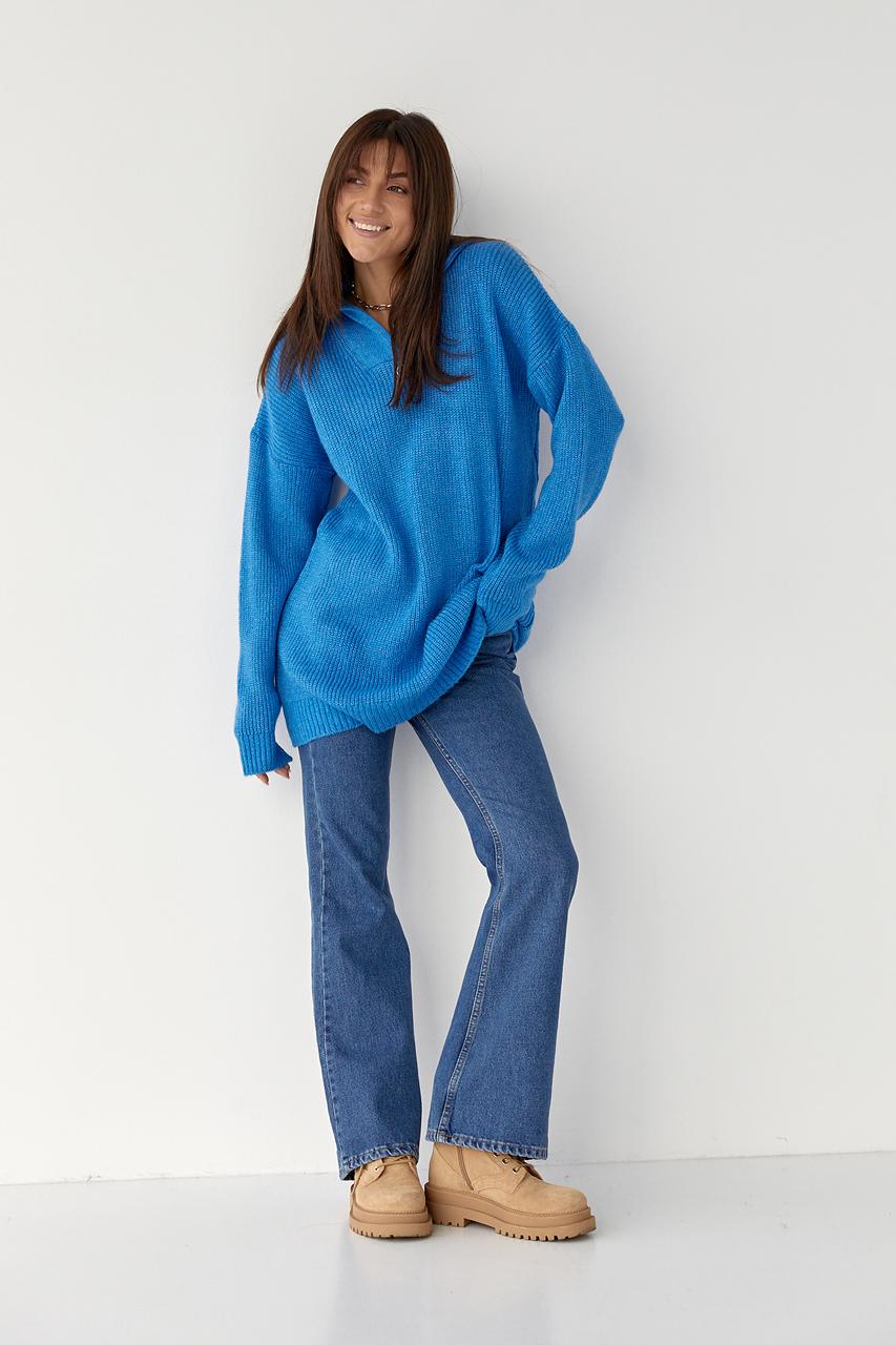 Туніка оверсайз L Джинсовий (9506329) - фото 3 Туніка оверсайз L Джинсовий (9506329) - фото 3