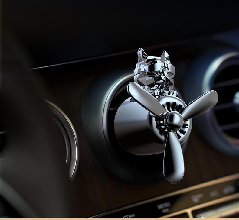 Ароматизатор для авто багаторазовий Pilot Бульдог на решітку Silver (1801712365) - фото 2 Ароматизатор для авто багаторазовий Pilot Бульдог на решітку Silver (1801712365) - фото 2