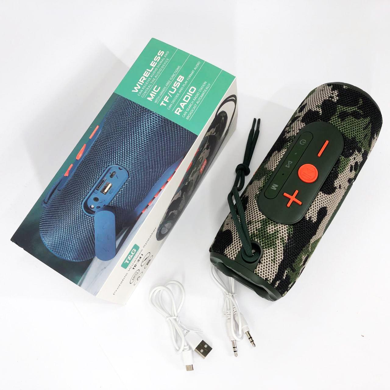 Портативна колонка Bluetooth TG341 Камуфляж (460843) - фото 4 Портативна колонка Bluetooth TG341 Камуфляж (460843) - фото 4