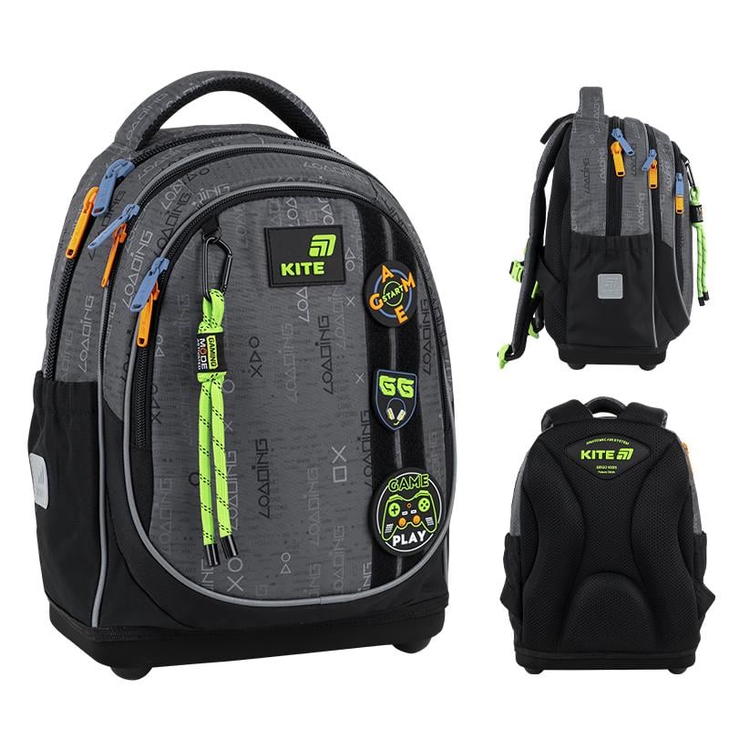 Рюкзак школьный с ортопедической спинкой KITE Education K26-724S-2 Good Game (000996132)