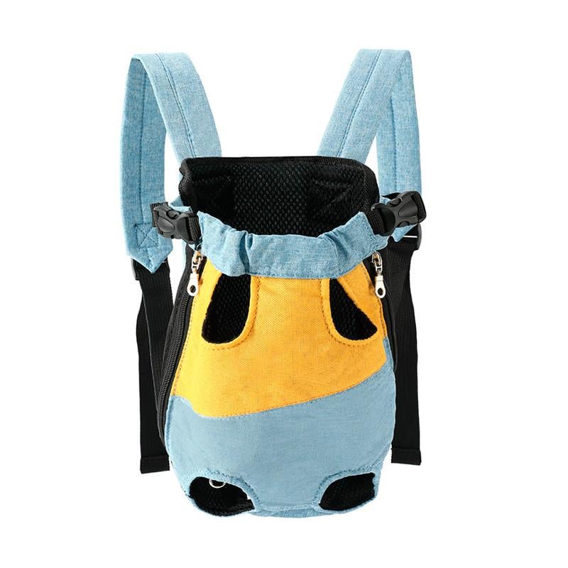 Рюкзак-кенгуру для животных Lesko A10010-YR S Yellow/Blue (32467919)