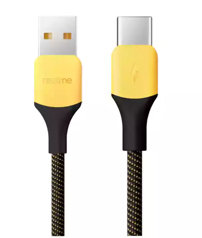 Кабель Data Cable Fast Charging 27W/3A 1 м USB на Type-C/USB-C Yellow (RMW2189)