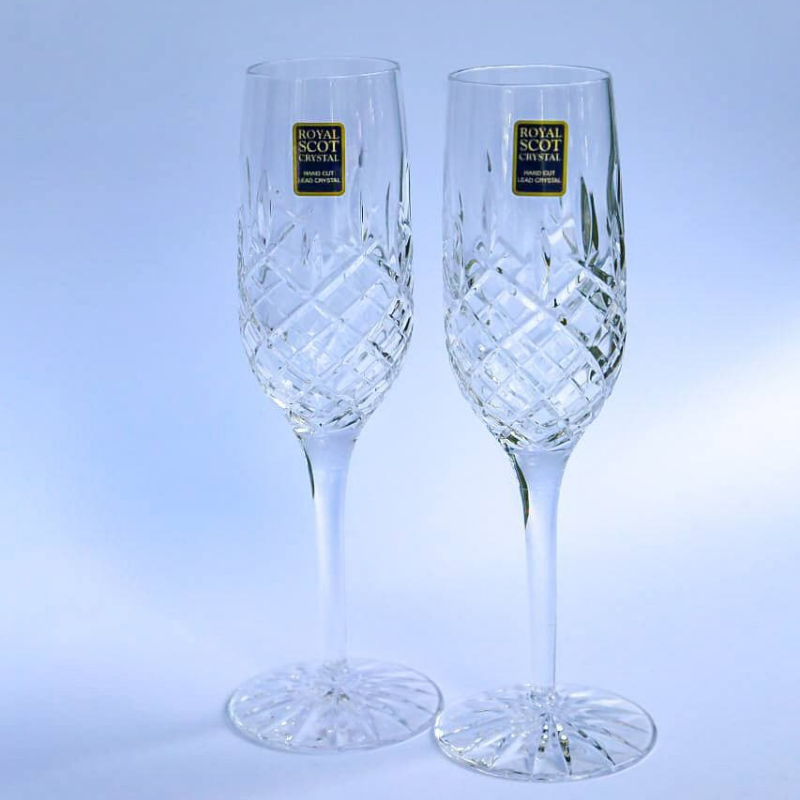 Набор бокалов для шампанского Royal Scot Crystal 180 мл 2 шт