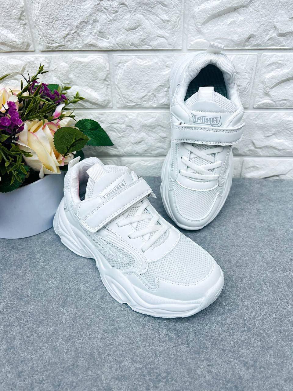 Кроссовки унисекс Apawwa 1715 р. 33 21,2 см Белый (1715-1)