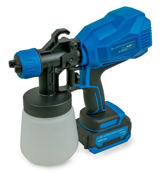 Краскопульт KRAISSMANN 502 ASP 20 MP 4000 мАч аккумуляторный