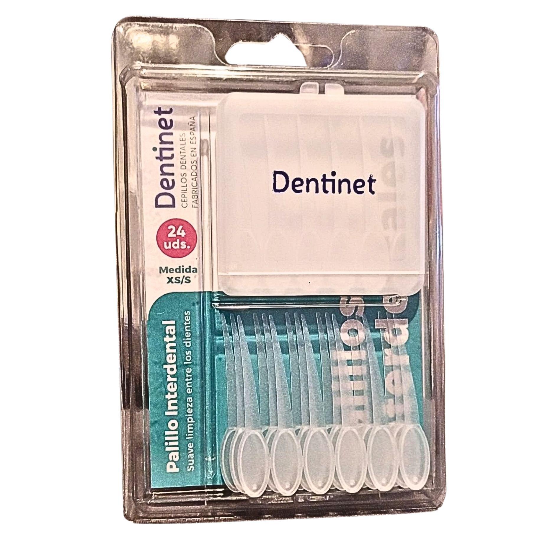 Мягкие палочки межзубные палочки для чистки между зубьями Dentinet 24 шт.