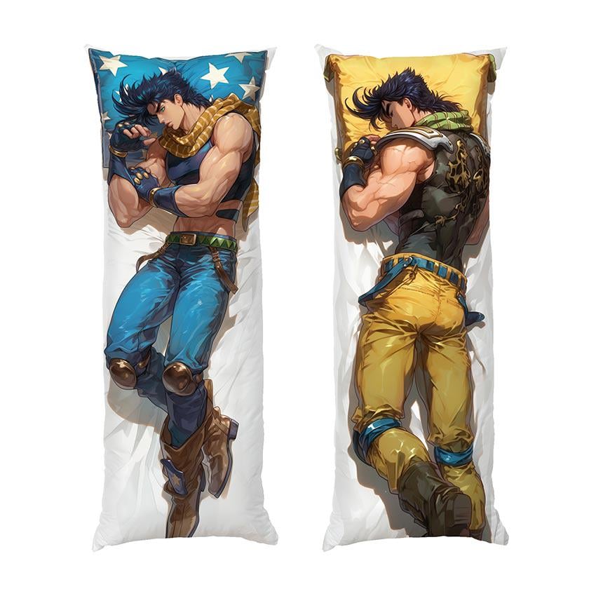 Подушка дакимакура Jonathan Joestar JoJo’s Bizarre Adventure габардин 120х40 см