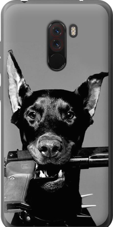 Чехол на Xiaomi Pocophone F1 Доберман (2745t-1556-42517)
