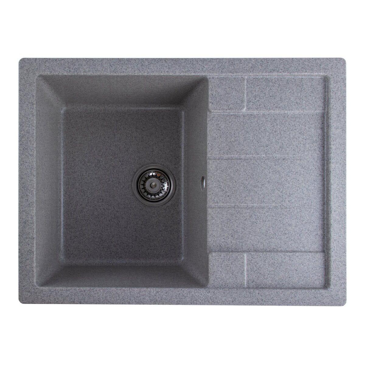 Мойка гранитная Valeso Intenso 650х500 врезная прямоугольная Карамель матовая (PLTM-SP000046803)