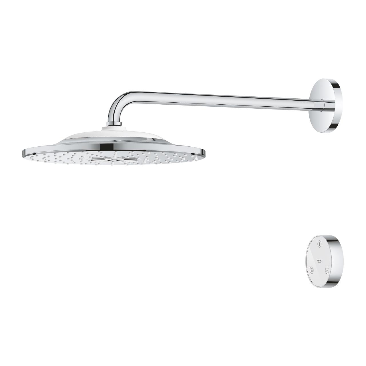 Душ верхній із кронштейном Grohe Rainshower SmartConnect 26640000 320 мм Хром (150536) - фото 7