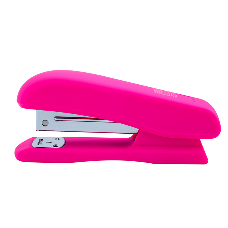 Степлер Buromax Rubber Touch до 20 листов Розовый (BM.4202-10)