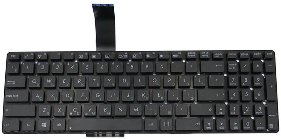Клавиатура для ноутбука Asus A55/A55 матовая (0KNB0-6100RU00)