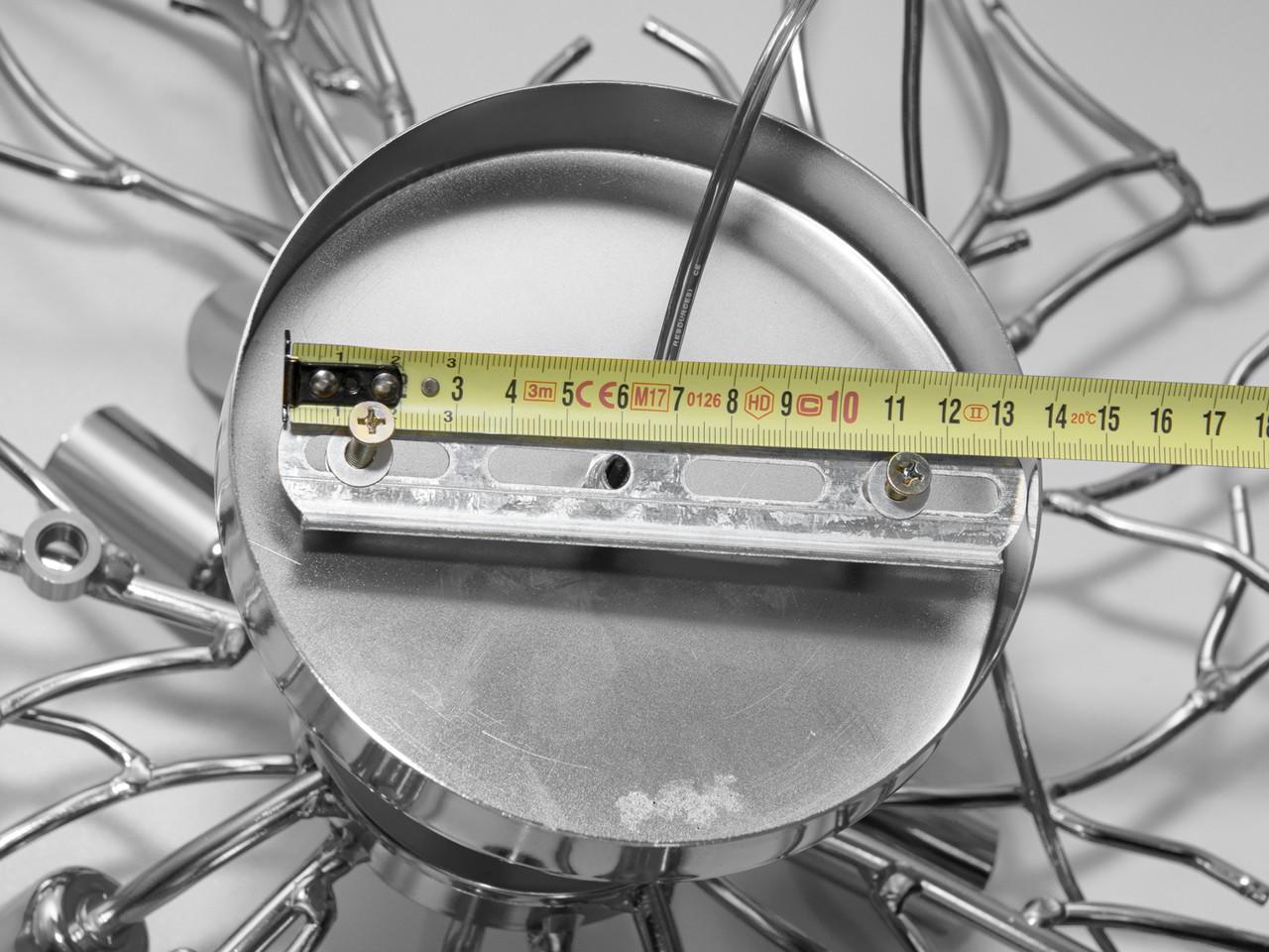 Люстра кришталева A603-800CH-LS Гліцинія для залу на 9 ламп Хром (2135321322) - фото 6