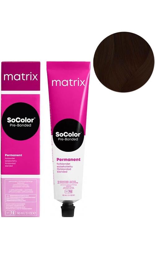 Крем-фарба для волосся стійка Matrix Socolor Beauty 4M (29794)