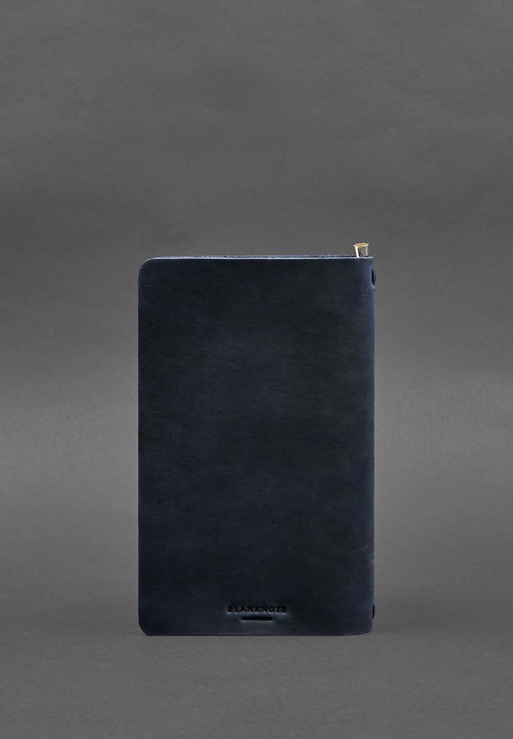 Блокнот шкіряний Софт-бук 8.0 Crazy Horse на гумці Синій (A-028073) - фото 5 Блокнот шкіряний Софт-бук 8.0 Crazy Horse на гумці Синій (A-028073) - фото 5