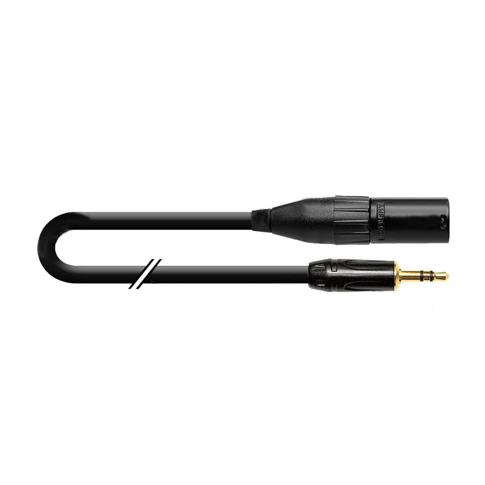 Кабель мікрофонний Basic XLR3-Jack 3,5 stereo 1 м (1K-AMB33-01)