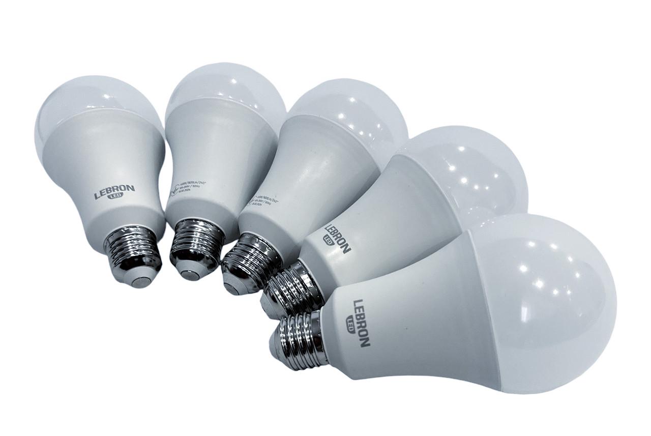 Лампа Lebron L-A75 LED 18W Е27 4100K 1620Lm 5 шт. (2332945225) Лампа Lebron L-A75 LED 18W Е27 4100K 1620Lm 5 шт. (2332945225)