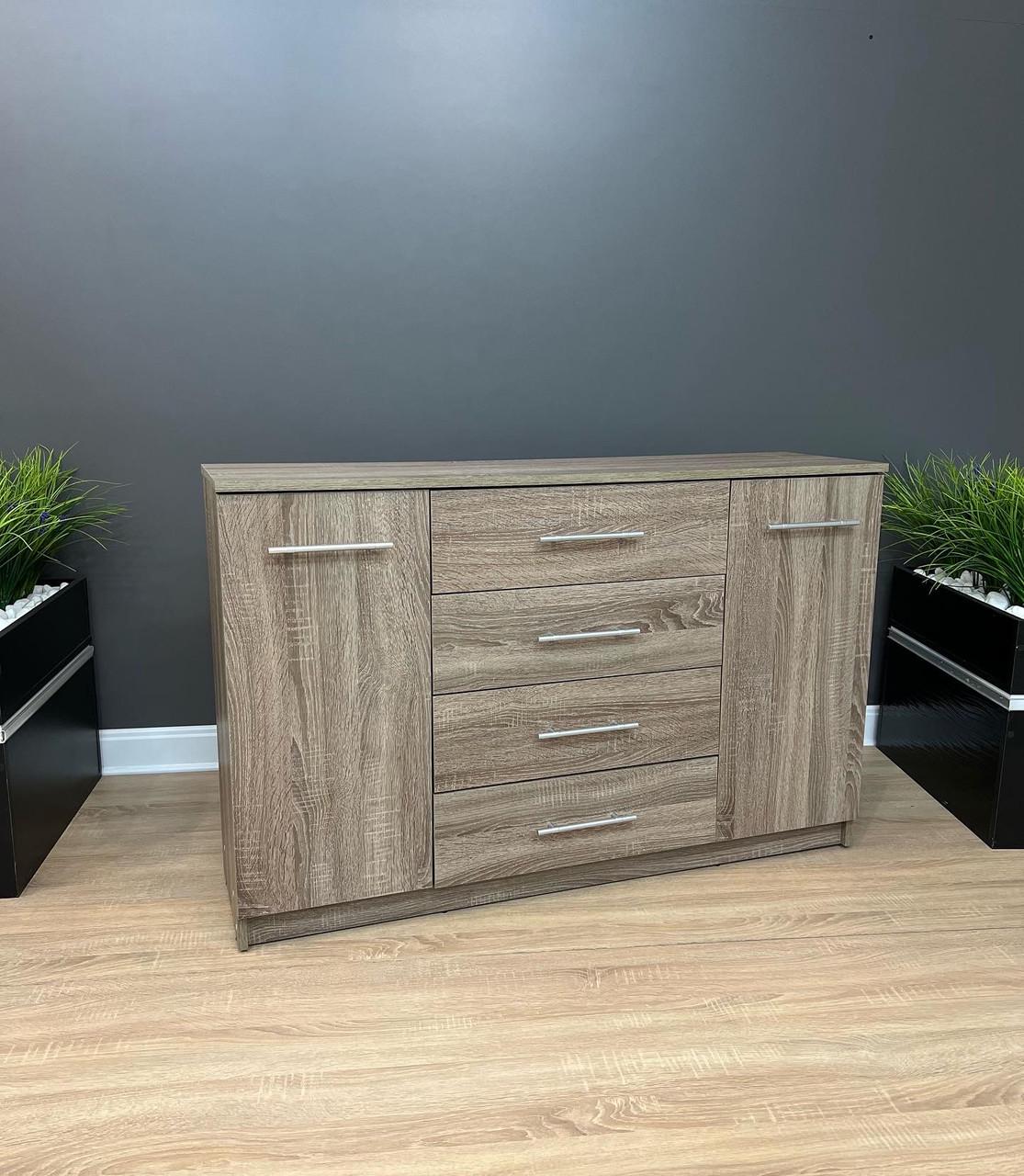 Комод Standart 4/2 1250х810х350 мм Дуб сонома трюфель - фото 8 Комод Standart 4/2 1250х810х350 мм Дуб сонома трюфель - фото 8